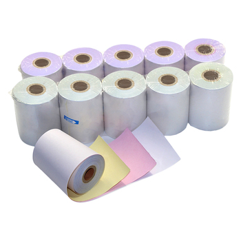 High definition Cash Register Roll - Cashier paper made of 2plys carbonless paper – KAIDUN detail pictures