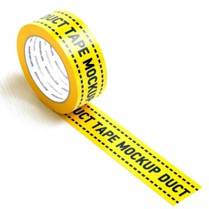 Packaging tape that can be printed with patterns